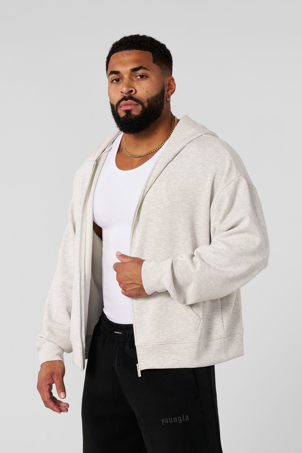 5215 - Soft AF Zip Ups for Men's - Lightweight, breathable, and incredibly soft, Perfect for layering or wearing in Oatmeal