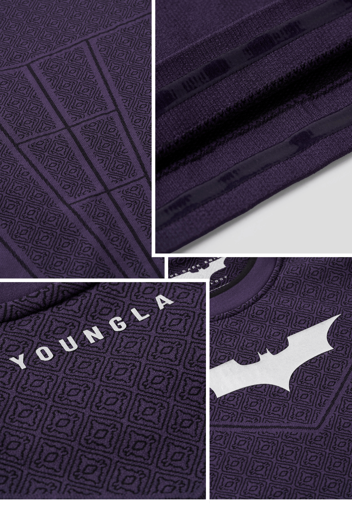 8004 - Batman Compression Longsleeves - Purple Limited Edition - APP ONLY - August 24th