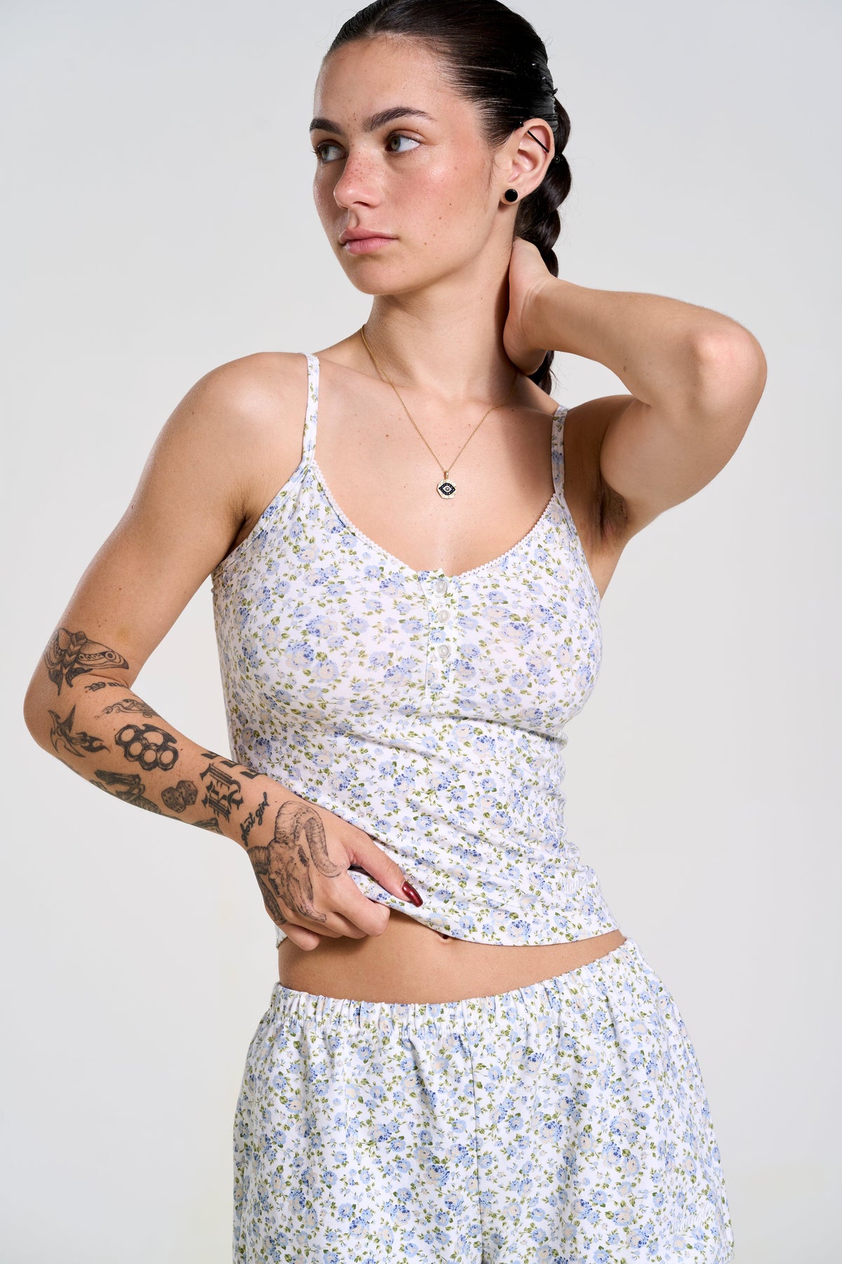 Lyla Everyday Tailored Shell Top - Cream main image 1