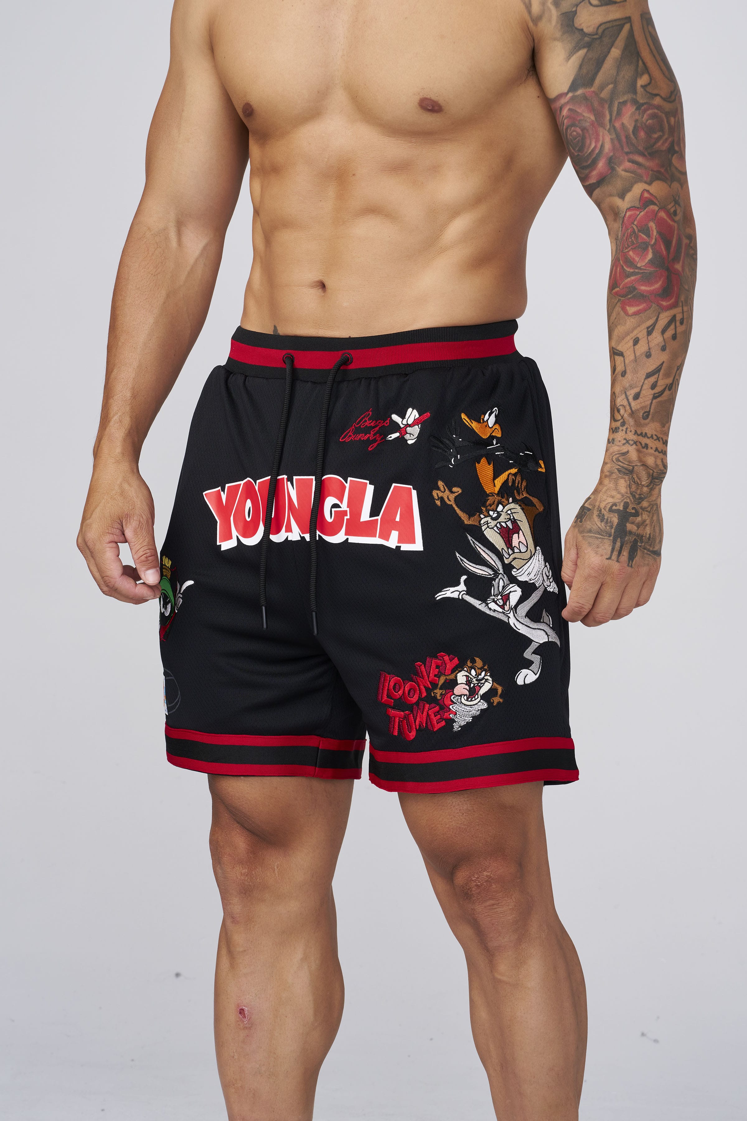 1071 - Looney Tunes Embroidered Patch Shorts - July 7th
