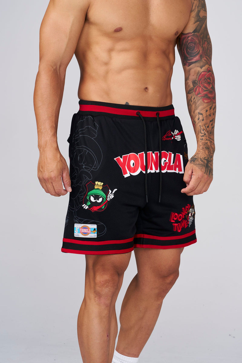 1071 - Looney Tunes Embroidered Patch Shorts - July 7th