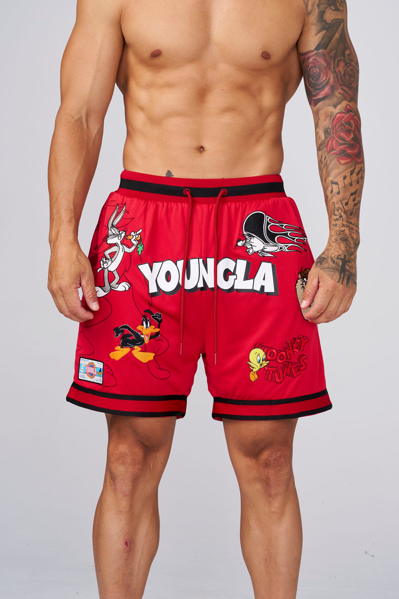 1071 - Looney Tunes Embroidered Patch Shorts - July 7th