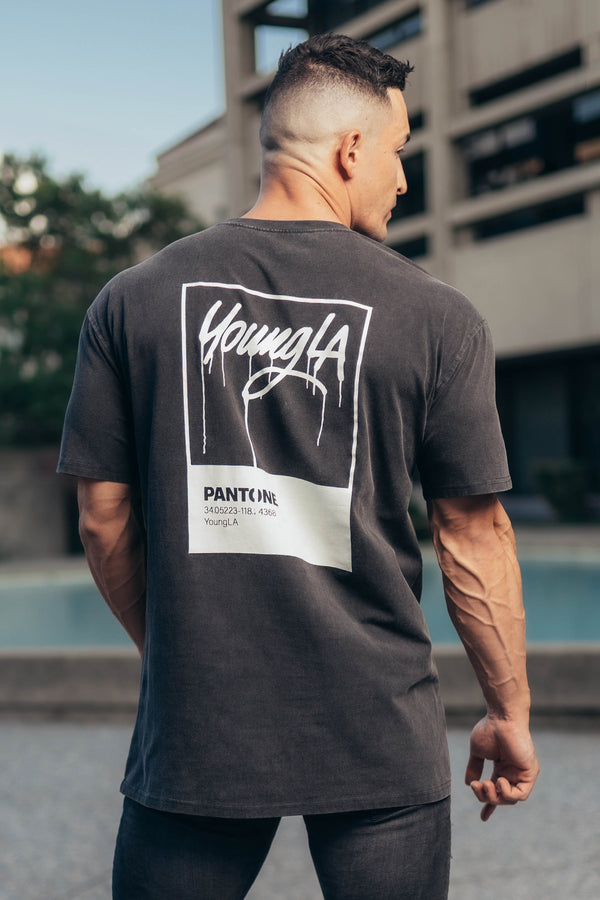 YoungLA Mens Designer Fitted T-Shirts Long Drop Cut Vietnam