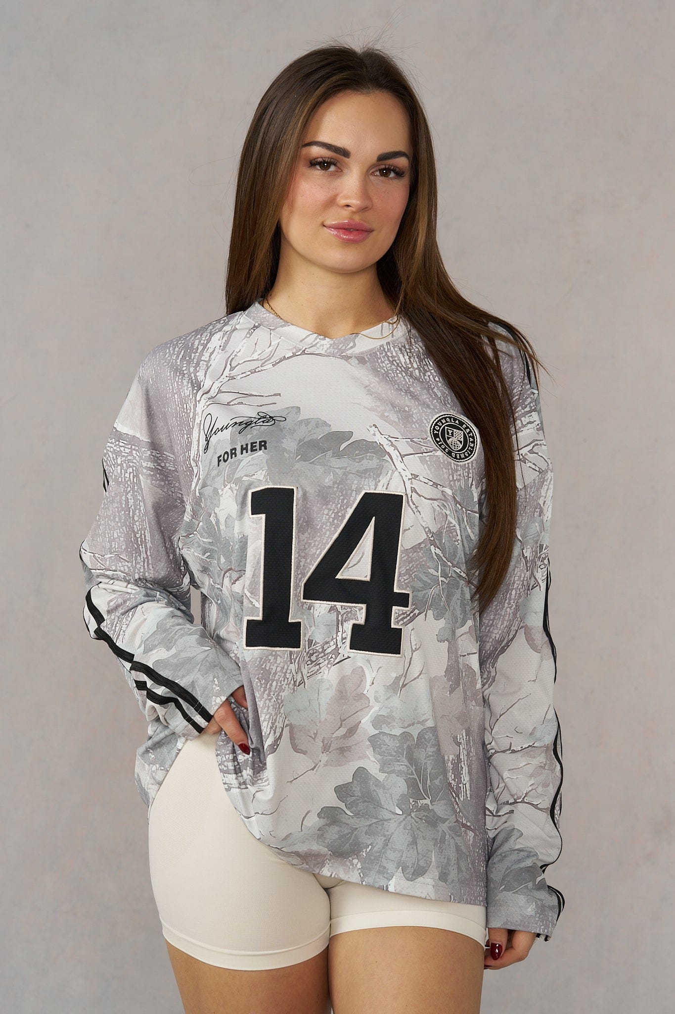W4302 - Camo Longsleeve Jersey