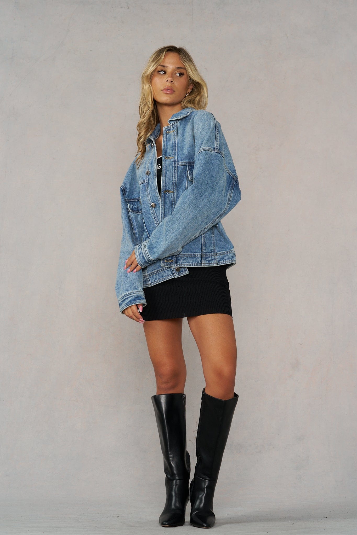 W5165 - Selena Denim Jacket