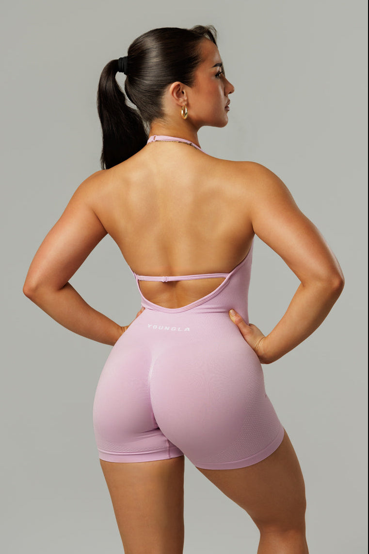 W7007 Pulse Seamless Halter Romper