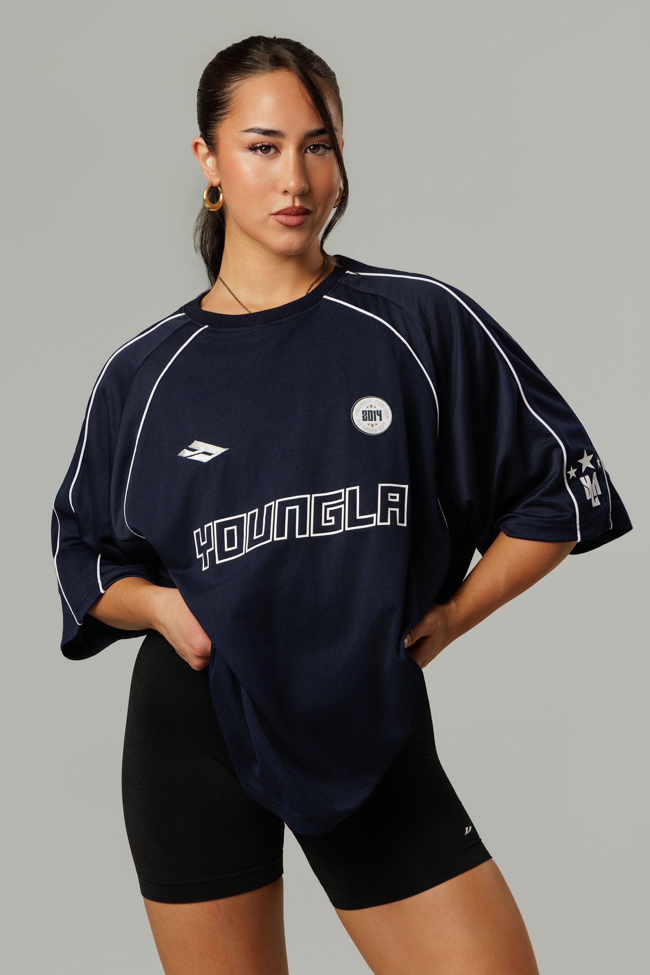 W4329 Oversized Soccer Jersey