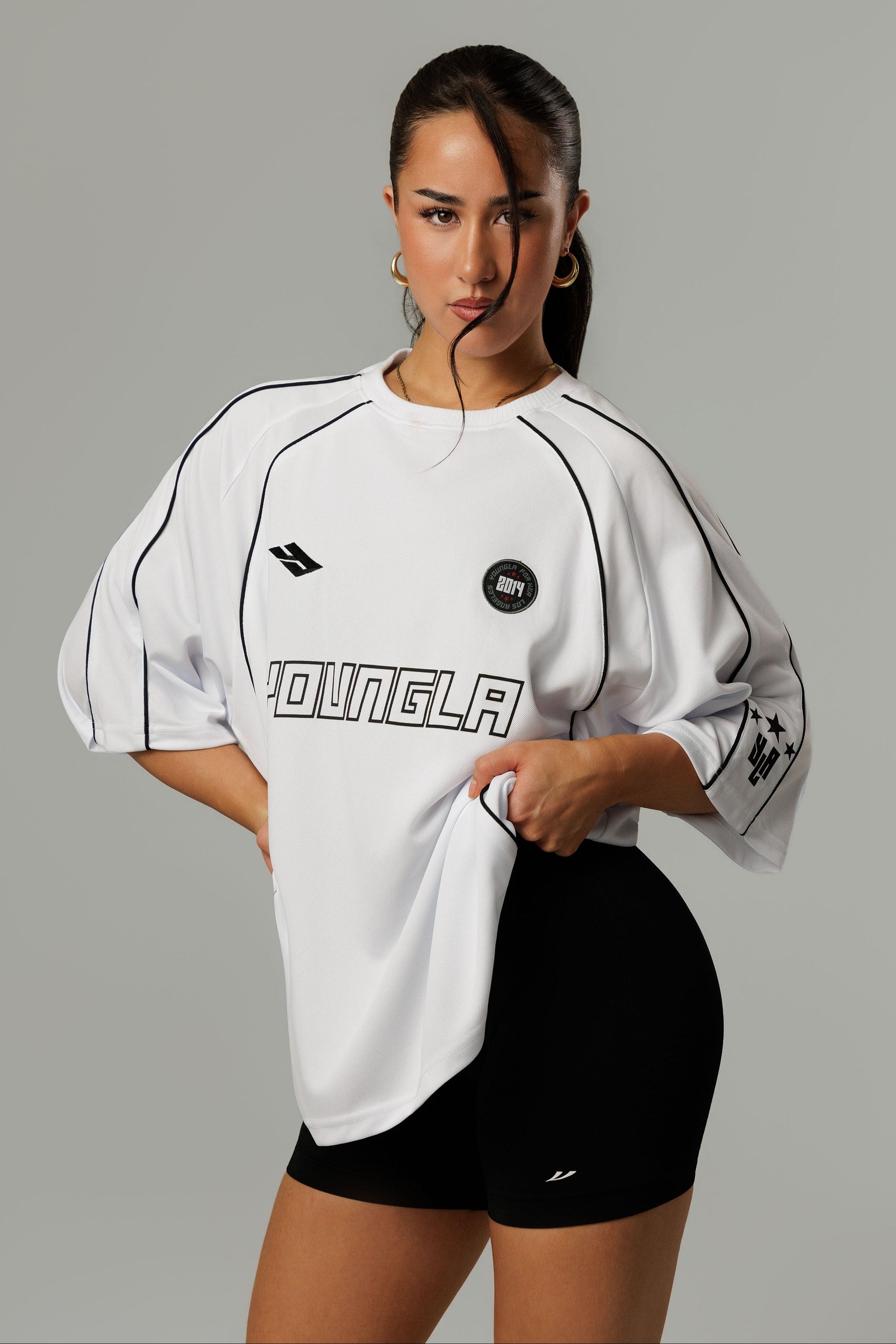 W4329 Oversized Soccer Jersey