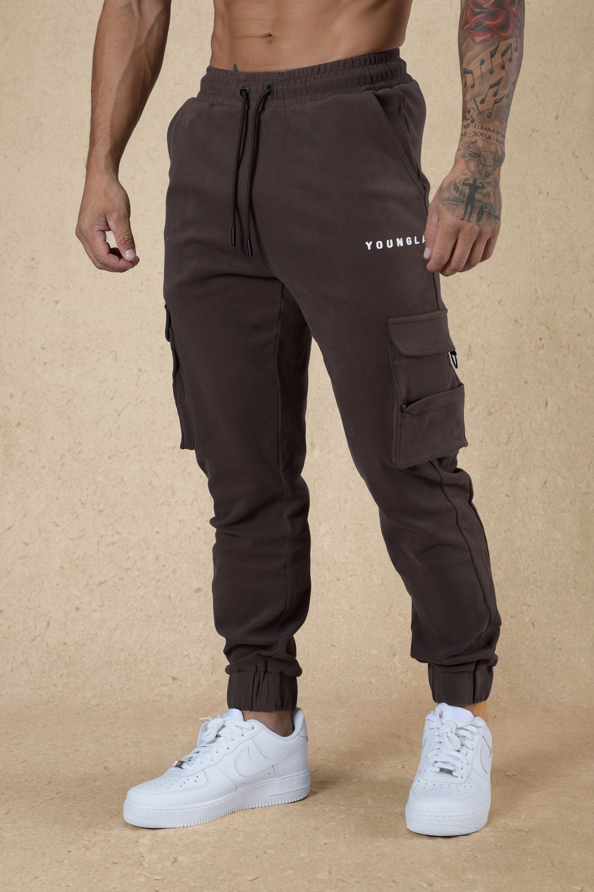 YOUNGLA FOR HIM high quality joggers royal blue