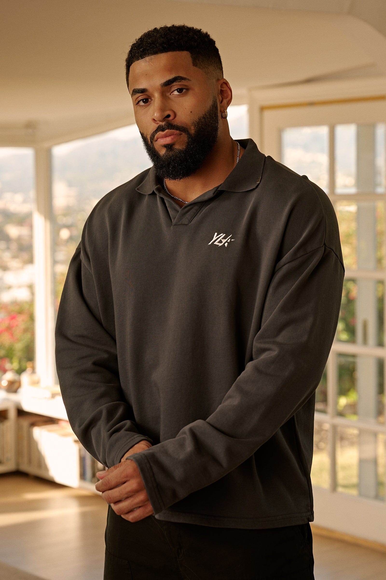 8069 - Menace Longsleeve Polo