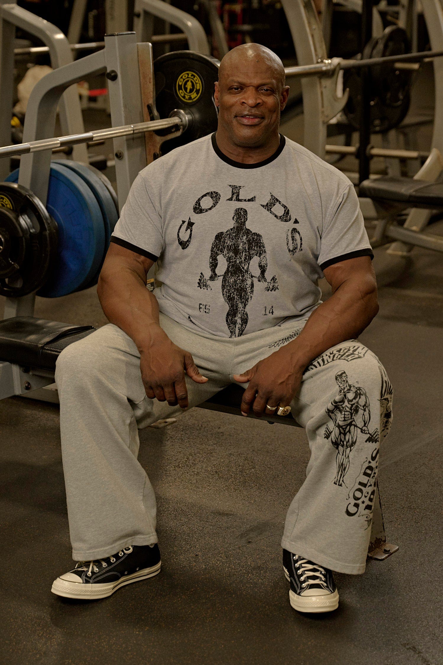 4009 Golds Gym Ringer Tees - Main Image
