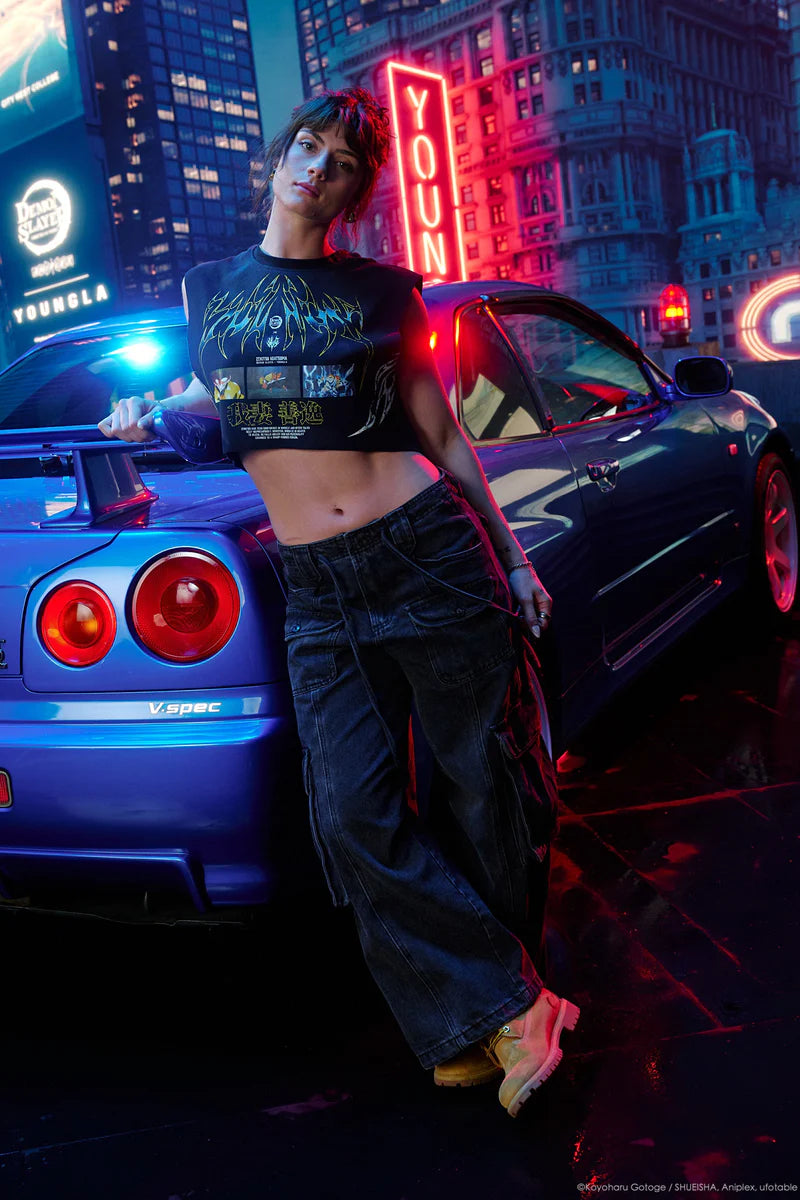 W4314 - Demon Slayer: Kimetsu no Yaiba - Crop Tank