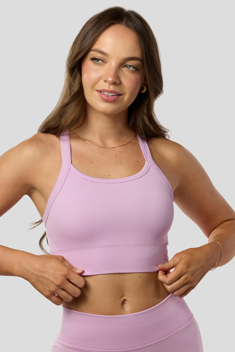 W3147 - Pulse Seamless Racerback Crop Tank