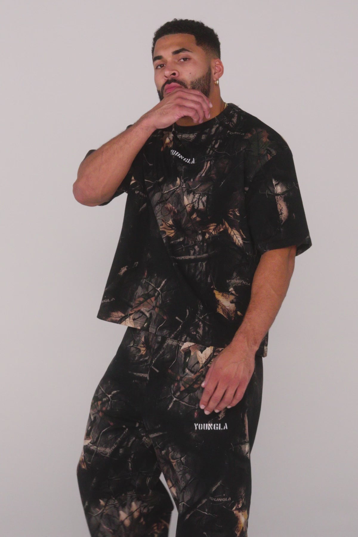 4084 - Tree Camo Collection - Tees for Men's - Oversized and cut from heavyweight terry - Video