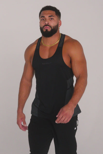 3042 - Kinetic Workout Stringers - Lightweight and flexible Tank Tops for Mens Video