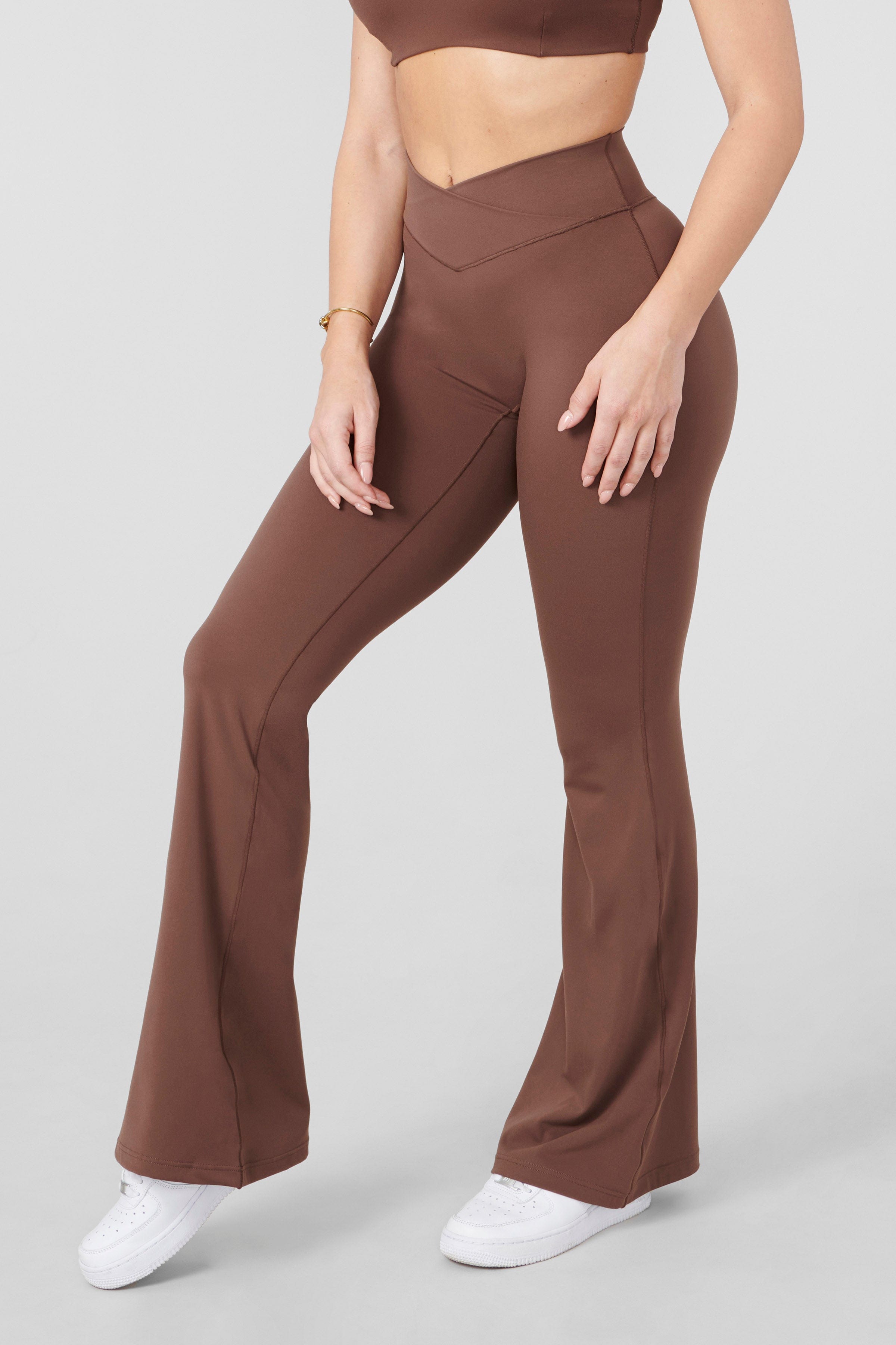 Sewing Pattern High Waist Flare Leg Pants PDF Tutorial High