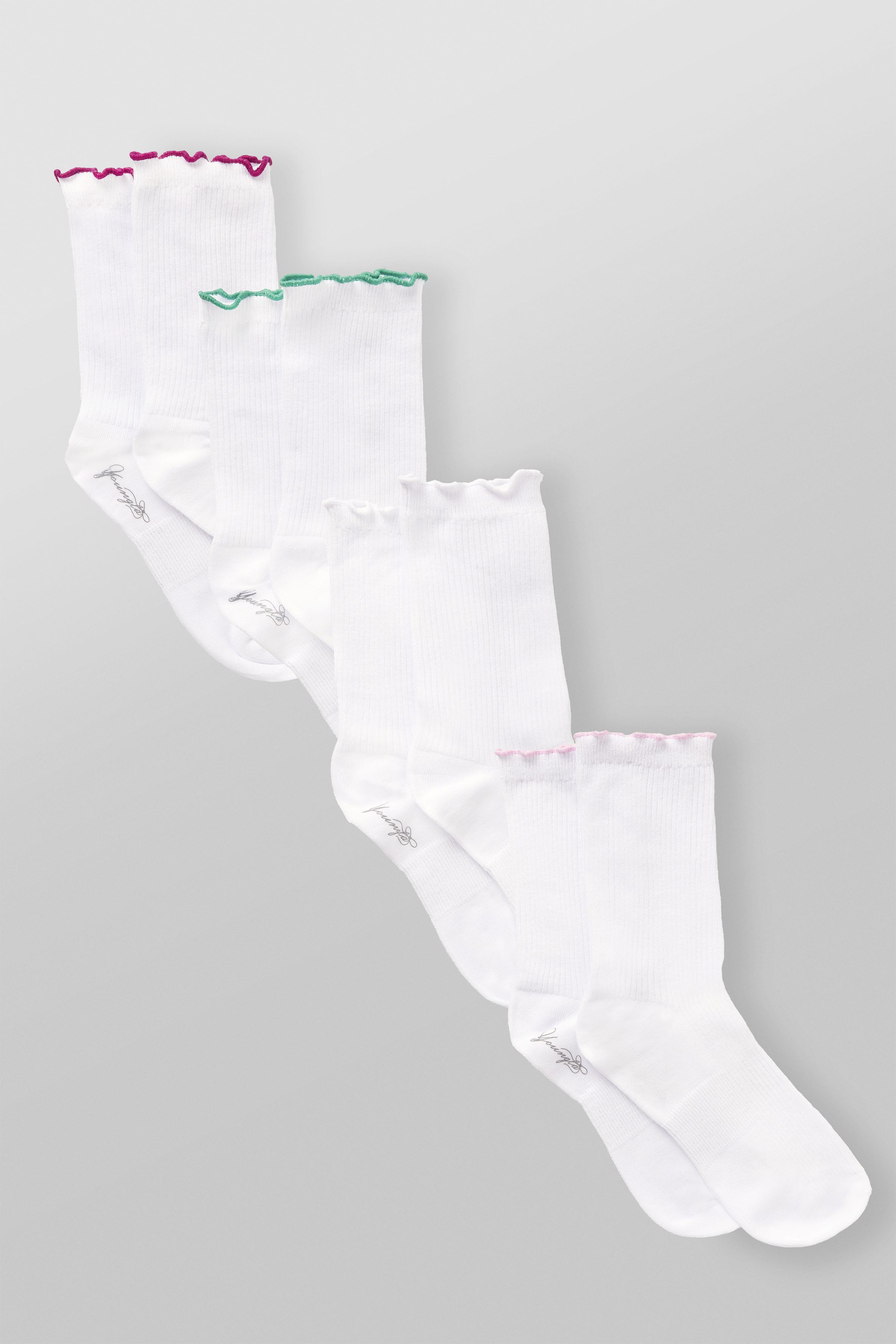 W6119 Ruffle Socks - June 23